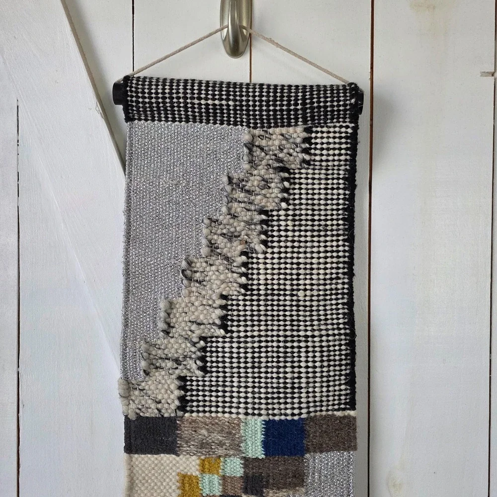 Anthropologie‎ Salinas Fringe Wall Art Hanging Tapestry Woven Boho 10